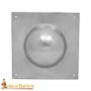 Square Shield Boss Handmade Steel Umbo for Roman Scutum Shields