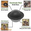 Sturdy Functional Steel Umbo for Viking or Celtic Shields, 12 gauge
