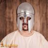 Greek hoplite Corinthian Steel Helmet with Leather Liner