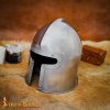 15th Century Italian Barbute Helmet Historically Inspired 16 gauge