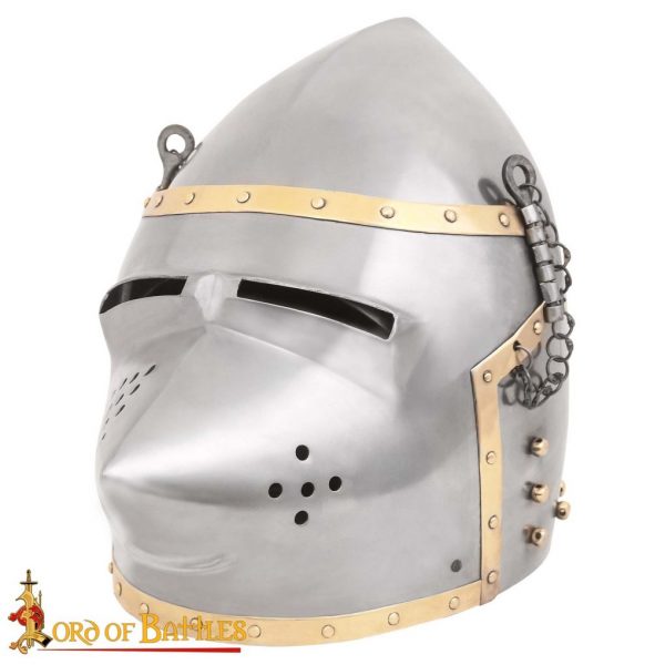 Medieval Hounskull Pigface Bascinet