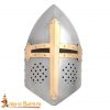 Medieval Sugar Loaf Helmet Crusader Knight helm 16 gauge