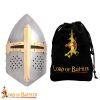 Medieval Sugar Loaf Helmet Crusader Knight helm 16 gauge