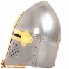 Medieval Sugar Loaf Helmet Crusader Knight helm 16 gauge