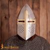 Medieval Sugar Loaf Helmet Crusader Knight helm 16 gauge