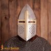Medieval Sugar Loaf Helmet Crusader Knight helm 16 gauge