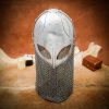 Viking Spectacle Helmet with Butted Chainmail Camail 16 gauge