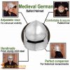 Medieval German Sallet Helmet with Padded Liner 16gauge