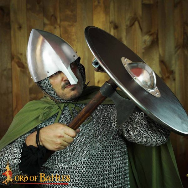 11th century Olmutz Nasal Helmet with Leather Liner