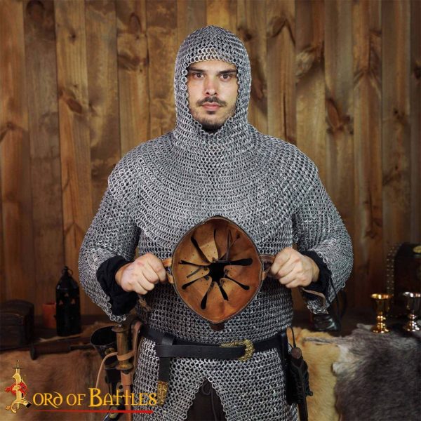 11th century Olmutz Nasal Helmet with Leather Liner