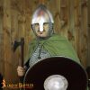 11th century Olmutz Nasal Helmet with Leather Liner