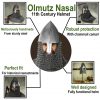 Olmutz Nasal 11th Century Helmet with Chainmail Camail 12 gauge