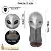 Viking Spectacle Helmet with Butted Chainmail Camail 16gauge