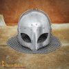 Viking Spectacle Helmet with Butted Chainmail Camail 16gauge