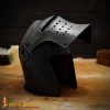 Black knight basinet helmet with Detachable Visor and Padded Liner