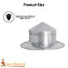 14th Century Kettle Helm - 16 Gauge Steel