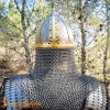 10th century Viking Varangian Rus Slav Gnezdovo helmet with Butted Chainmail Camail 14 gauge