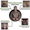 Viking Gjermundbu Antique Steel Helmet with Genuine Leather Liner and Butted Camail