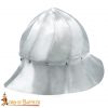 Burgundian Kettle Helmet Historically Accurate 15th century helmet