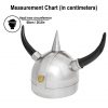 Fantasy Viking Steel Helmet with Horns