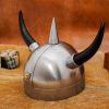 Fantasy Viking Steel Helmet with Horns