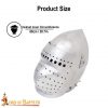 14th Century Full Visor Bascinet Helmet 14 gauge