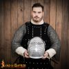 14th Century Full Visor Bascinet Helmet 16 gauge