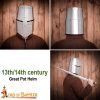 13th / 14th Century Great / Pot Helm Medieval Knight Steel Helmet