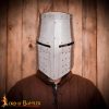 13th / 14th Century Great / Pot Helm Medieval Knight Steel Helmet