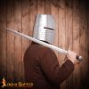 13th / 14th Century Great / Pot Helm Medieval Knight Steel Helmet