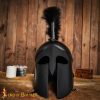 Greek Hoplite Blackened Corinthian Helmet