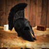 Greek Hoplite Blackened Corinthian Helmet