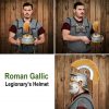 Roman Gallic Legionary's Decorative Steel Helmet