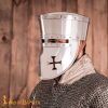 13th century Crusader Knight Templar Steel Helmet with Padded Liner 16 gauge