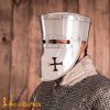 13th century Crusader Knight Templar Steel Helmet with Padded Liner 16 gauge
