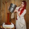 Wooden Helmet Stand for Medieval Helmets with or without Aventail
