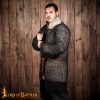 Round Ring Chainmail Hauberk Shirt, Butted, 10 mm 16 gauge, Mild Steel