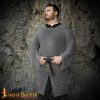Round Ring Chainmail Hauberk Shirt, Butted, 10 mm 16 gauge, Mild Steel