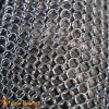 Round Ring Chainmail Hauberk Shirt, Butted, 10 mm 16 gauge, Mild Steel
