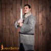 Round Ring Chainmail Hauberk Shirt, Butted, 10 mm 16 gauge, Mild Steel