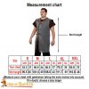 Round Ring Chainmail Byrnie with leather, Butted, 10 mm 16 gauge, Mild Steel