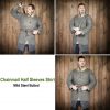 Round Ring Chainmail Hauberk Shirt, Butted, ID 9 mm, Natural