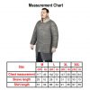 Round Ring Chainmail Hauberk Shirt, Butted, ID 9 mm, Natural