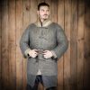 Round Ring Chainmail Hauberk Shirt, Butted, ID 9 mm, Natural