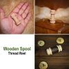 Handcrafted Wooden Thread Small Reel