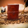 Leather Journal with Celtic Cross and Tree of Life