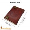 Fleur de Lys Genuine Leather Journal