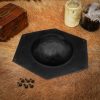 Roman Hexagonal Steel Shield Boss / Umbo 16 gauge Hand Forged, Natural Finish