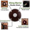 Viking Wooden Combat Shield Functional for Historical Re-enactments