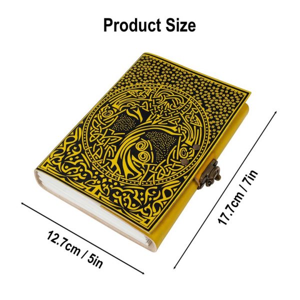 Celtic Tree of Life Vintage Genuine Leather Journal